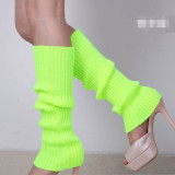 Warm woolen socks women's winter solid color adult leg socks
