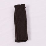 Acrylic wool half-finger arm sleeve long gloves