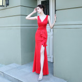 Plus Size Women Formal Party Mermaid Maxi Evening Dress