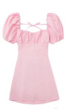 Women Square Neck Short Sleeve Dress