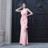 Plus Size Women Formal Party Mermaid Maxi Evening Dress