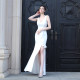 Plus Size Women Formal Party Mermaid Maxi Evening Dress