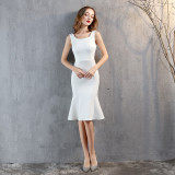 Women Strapless Formal Party Sexy Elegant Mini Evening Dress