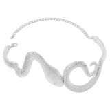 Three-dimensional Serpentine Personality Necklace Irregular Retro Hip Hop Necklace