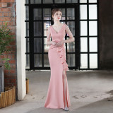 Plus Size Women Formal Party Mermaid Maxi Evening Dress