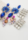 Diamond Alloy Tassel Earrings Women Light Luxury Chic High-end Earrings