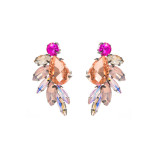 Diamond Alloy Tassel Earrings Women Light Luxury Chic High-end Earrings