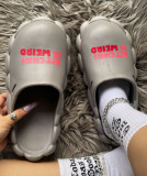 Spring and summer women's shoes Baotou sandals and slippers couple eva waterproof half slippers women Slippers