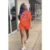 Plus Size Women'S T-Shirt Shorts Set Two Piece Tracksuit