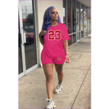 Plus Size Women'S T-Shirt Shorts Set Two Piece Tracksuit