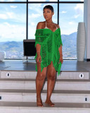 Ladies Summer Sexy Fashion Hollow Out Beach Dress