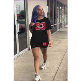 Plus Size Women'S T-Shirt Shorts Set Two Piece Tracksuit