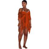Ladies Summer Sexy Fashion Hollow Out Beach Dress