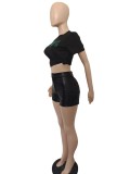 Spring Summer Women'S Metallic Candy Shorts