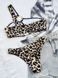 Swimwear Bikini Leopard Print Sexy Bikini Women Two Pieces Swimsuit