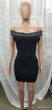 Women Sexy Deep V Backless Slit Bodycon Dress