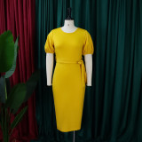 Women's High Waist Chic Plus Size African Dress