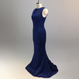 Bridal Wedding Long Formal Party Elegant Fishtail Engagement Evening Dress