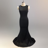 Bridal Wedding Long Formal Party Elegant Fishtail Engagement Evening Dress