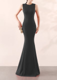 Bridal Wedding Long Formal Party Elegant Fishtail Engagement Evening Dress