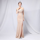 Long Super Fat Size Plus Size Fat Beauty Formal Party Evening Dress Mermaid Dress