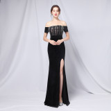 Long Super Fat Size Plus Size Fat Beauty Formal Party Evening Dress Mermaid Dress