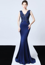 Long Super Fat Size Plus Size Fat Beauty Formal Party Evening Dress Mermaid Dress