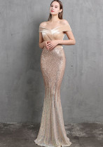 Long Super Fat Size Plus Size Fat Beauty Formal Party Evening Dress Mermaid Dress