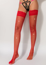 Women's Beaded Mesh Knee Socks Lace Lace Sexy Sexy Socks