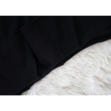 Women's Slim Waist Lace-up Short Slash Shoulder Ruffle Jumpsuit