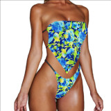 Custom Bathing Suit with Face Women's Bikini Two Pieces Swimwear