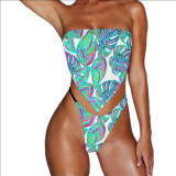 Custom Bathing Suit with Face Women's Bikini Two Pieces Swimwear