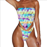 Custom Bathing Suit with Face Women's Bikini Two Pieces Swimwear