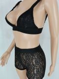 Women's Fashion Sexy Lace Two-piece Set