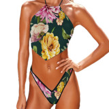 Custom Face Bathing Suit Women's Bikini Two Pieces Swimwear
