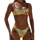 Custom Swim Caps No Minimum Custom Team Suits Women's Bikini Two Pieces Swimwear