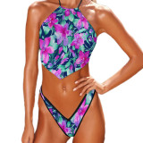 Custom Face Bathing Suit Women's Bikini Two Pieces Swimwear