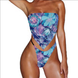 Custom Bathing Suit with Face Women's Bikini Two Pieces Swimwear