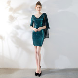 Formal Party Evening Dress Women's Short Sequin Party Dress