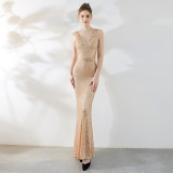 Evening Dress Formal Party Slim Fit Mermaid Annual Meeting Dress