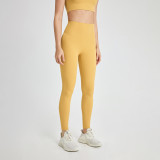 One-piece Yoga Pants Without Underwear No Trace Back Pocket Peach Butt Lift Tight Fitting Sports Gym Pants