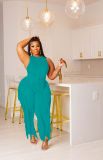 Women's Solid Color Tassel Two Piece Suit