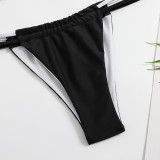 Sexy Contrast Color Two Piece Bikini Swimsuit