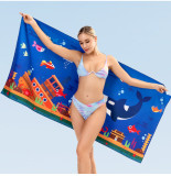 Women Printed Beach Towel