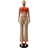 Women's Fashion Knitting Crochet Outdoor Sports Casual Suits