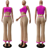 Women's Fashion Knitting Crochet Outdoor Sports Casual Suits