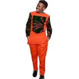 African printed batik full cotton Kids Clothing