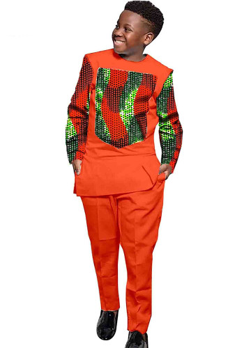 African printed batik full cotton Kids Clothing