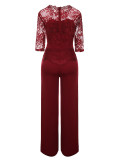 Women sexy lace Jumpsuit