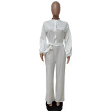 Women Sexy Solid Loose Jumpsuit